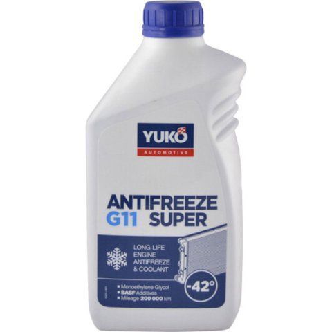 Готовый антифриз Yuko Super G11 синий -42 &deg;C фото