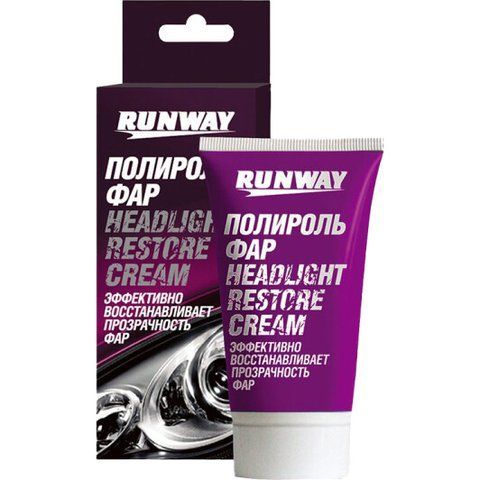Полироль для фар Runway Headlight Restore Cream фото