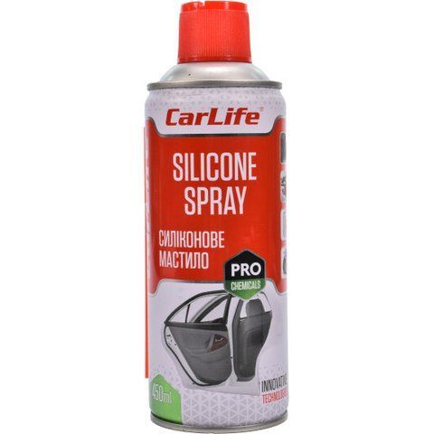 Carlife Silikon Spray силиконовая смазка, 450 мл (CF450) фото