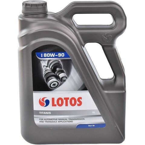 LOTOS Titanis GL-5 80W-90, 5 л мінеральна трансмісійна олива фото