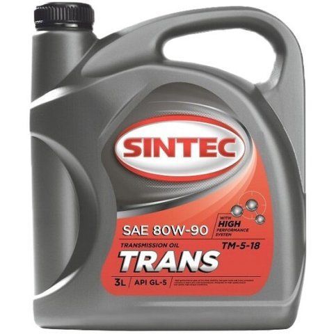 Sintec ТМ5-18 GL-5 80W-90, 3 л (900274) мінеральна трансмісійна олива фото