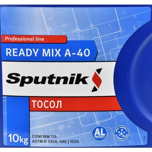 Готовый антифриз Sputnik Тосол А-40 синий -40 &deg;C фото