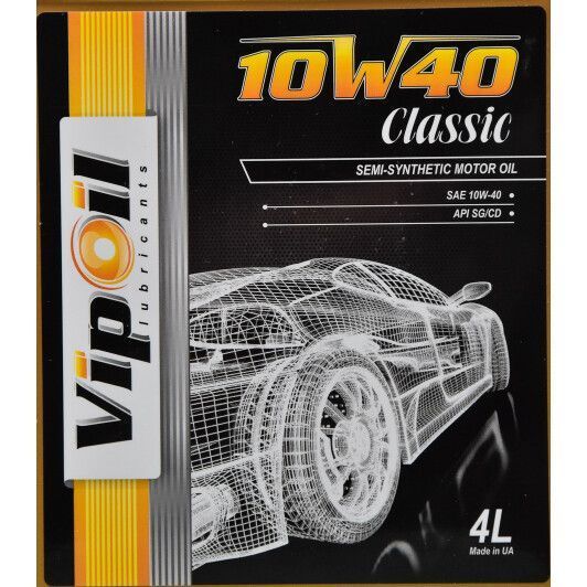 VIPOIL Classic 10W-40 4 л, (162833) моторное масло фото