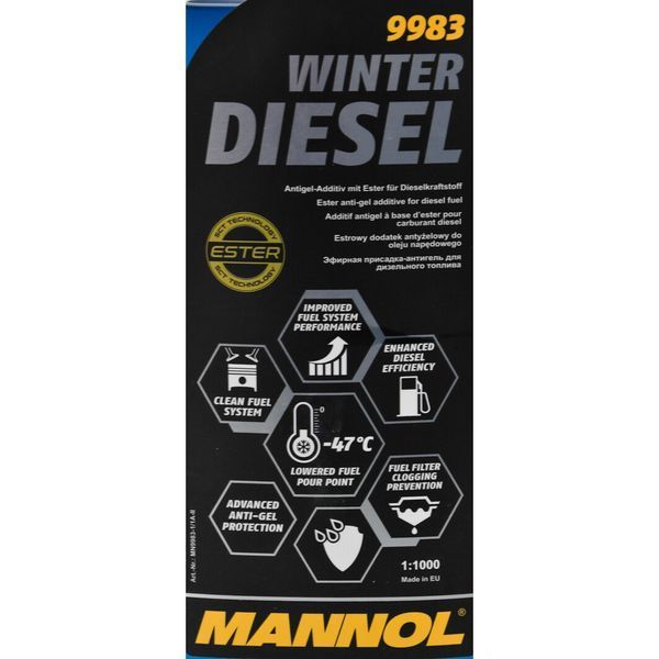 Mannol Winter Diesel, 1000 мл (9983) антигель фото