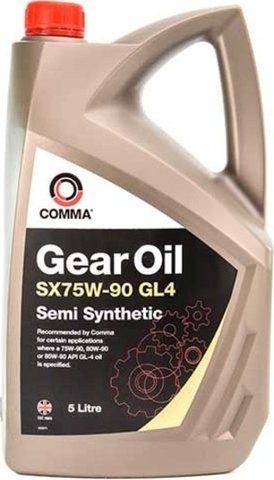Comma Gear Oil SX GL-4 75W-90, 5 л (SXGL45L) полусинтетическое трансмиссионное масло фото