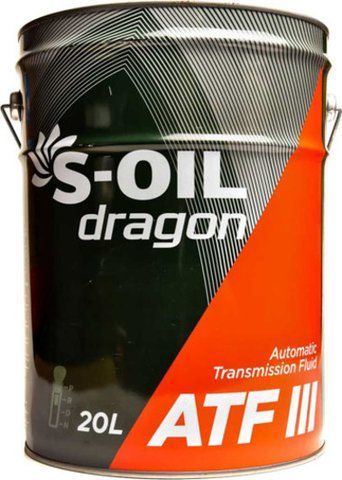 S-Oil DRAGON ATF III, 20 л (datfiii20) трансмісійна олива фото