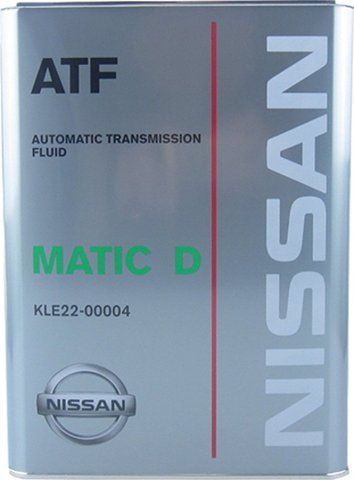Nissan ATF Matic D(Япония), 4 л (kle2200004) трансмиссионное масло фото