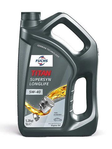 Fuchs Titan Supersyn Long Life 5W-40 5 л, (602003102) моторное масло фото
