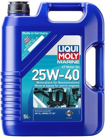 Liqui Moly Marine 25W-40, 5 л (25027) моторное масло 4T фото