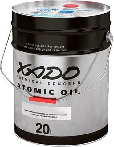 XADO Atomic SG/CF-4 Silver 10W-40 20 л, (xa28523) моторное масло фото