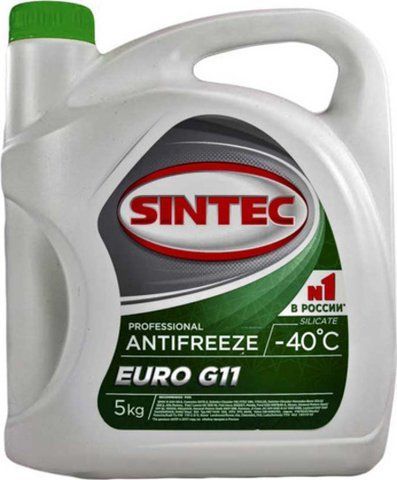 Готовый антифриз Sintec EURO G11 зеленый -40 &deg;C фото