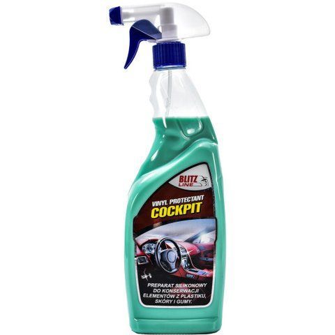 Поліроль для салону Blitz Line Vinyl Protectant Cockpit з матовим ефектом 750 мл 28468 фото
