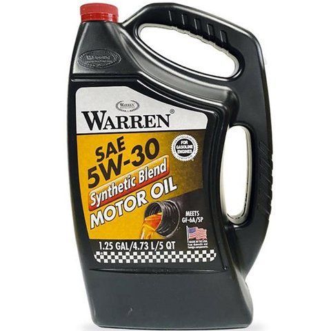 Warren Synthetic blend 5W-30, 4,73 л (WAR5W3035) моторна олива фото