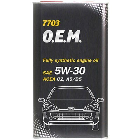 Mannol O.E.M. For Peugeot Citroen (Metal) 5W-30 4 л, (MN7703-4ME) моторное масло фото