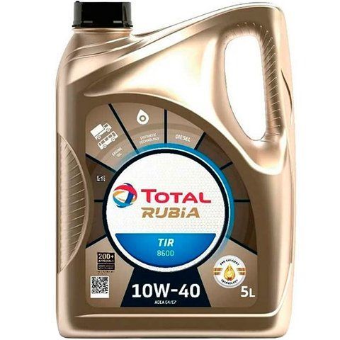 Total Rubia TIR 8600 10W-40 5 л, (213670) моторное масло фото