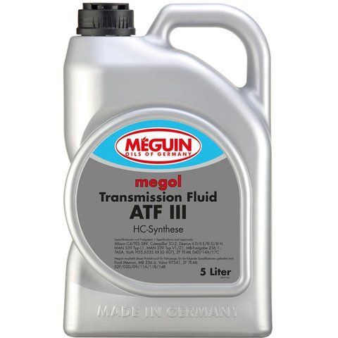 Meguin Trans fluid ATF III, 5 л (6477) мінеральна трансмісійна олива фото