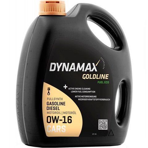 Dynamax Goldline Fuel Eco 0W-16, 5 л (502116) моторное масло фото