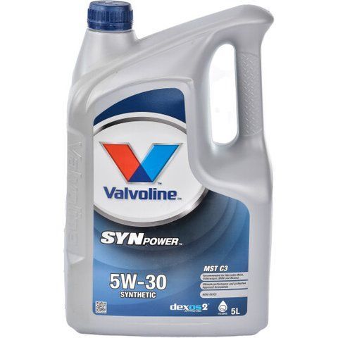 Valvoline SynPower MST C3 5W-30 5 л, (874308) моторна олива фото