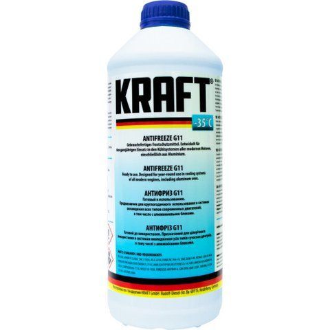Готовый антифриз KRAFT G11 синий -35 &deg;C фото