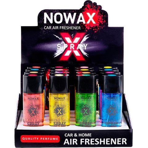 Ароматизатор Nowax Spray 50 мл MIX №2, 16 шт. фото