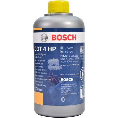 Bosch HP DOT 4 ABS, ESP, 0,5 л (1987479112) тормозная жидкость пластиковая тара фото