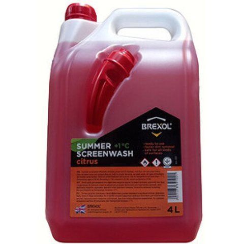 Омыватель Brexol Screen Wash Summer летний цитрусовый 4 л, (BRX-085) фото