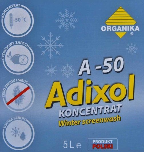 Концентрат омивача Organika Adixol зимовий -50 &deg; С цитрусовий 5 л фото