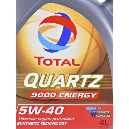 Total Quartz 9000 Energy 5W-40 4 л, (216600) моторное масло фото