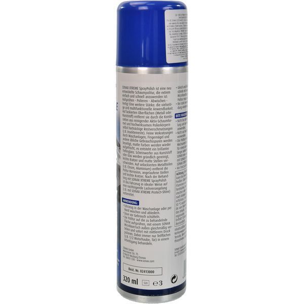 Sonax Xtreme Spray Polish, 320 мл (241300) поліроль для кузова фото