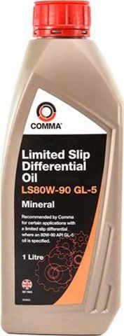 Comma Limited Slip Differential Oil LS GL-5 80W-90, 1 л (LS80W901L) минеральное трансмиссионное масл фото