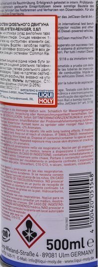 Liqui Moly Pro-Line Jet Clean Diesel-System-Reiniger, 500 мл (5154) присадка фото