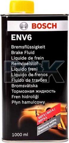 Bosch ENV6 DOT 5.1, 1 л (1987479207) тормозная жидкость металлическая тара фото