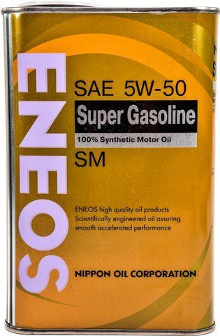 Eneos Super Gasoline SM 5W-50 1 л, моторна олива фото
