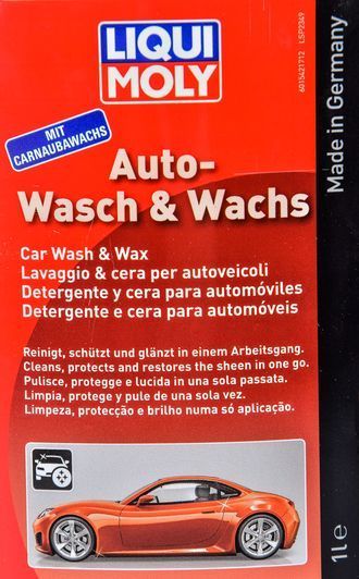 Liqui Moly Auto-Wasch & Wachs, 1 л (23047) автошампунь-полироль с воском фото