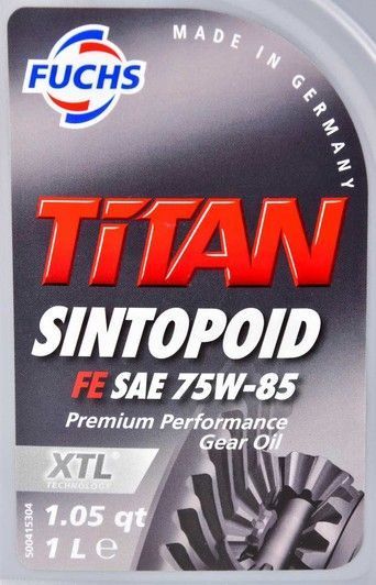 Fuchs Titan Sintopoid FE GL-5 75W-85, 1 л (600635725) трансмиссионное масло фото