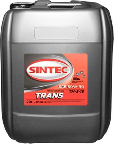 Sintec ТМ5-18 GL-5 80W-90, 20 л (900276) мінеральна трансмісійна олива фото