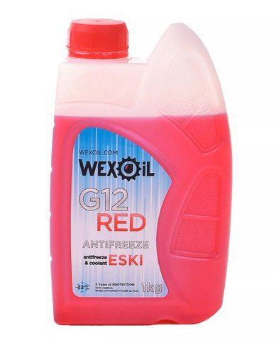 Wexoil Eski G12 -40&deg;C червоний, 1 л (9397) готовий антифриз фото