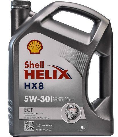 Shell Helix HX8 ECT 5W-30 5 л, (550048100) моторна олива фото