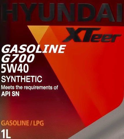 Hyundai XTeer Gasoline G700 5W-40 1 л, (1011136) моторна олива фото
