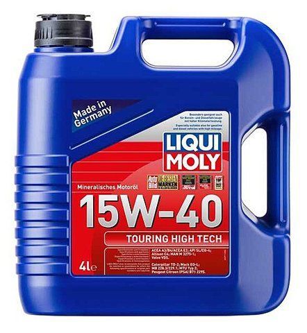 Liqui Moly Touring High Tech 15W-40, 4 л (1919) моторное масло фото