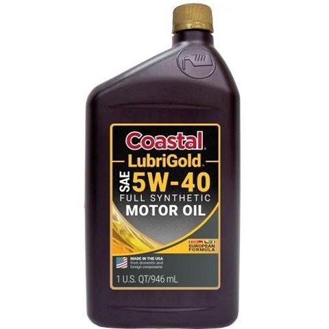 Coastal LubriGold Full Synthetic 5W-40, 0,946 л (402209) моторна олива фото