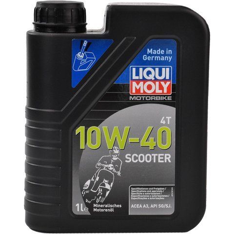 Liqui Moly Motorbike Scooter 10W-40, 1 л (1618) моторное масло 4T фото