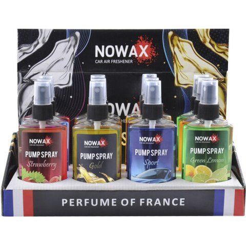 Nowax Pump Spray mix 1 Асорті, 12 шт (NX07530) набір ароматизаторів фото