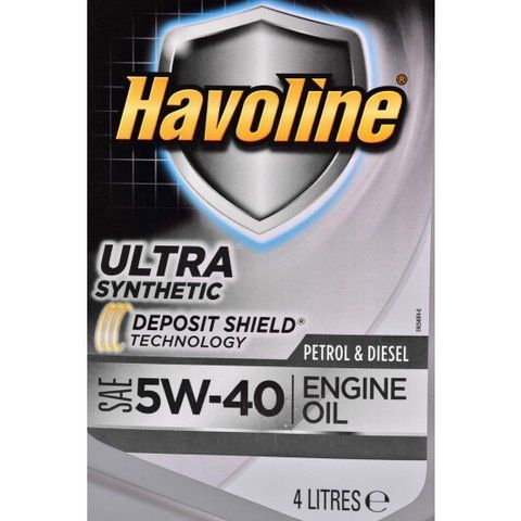 Texaco Havoline Ultra 5W-40 4 л, моторна олива фото
