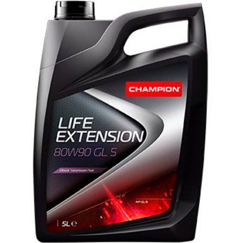 Champion Life Extension GL 5 80W-90, 5 л (8204708) минеральное трансмиссионное масло фото