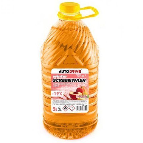 Auto Drive Winter Screen Wash Peach зимний -19&deg;С, 5 л (AD0141) омыватель стекла фото