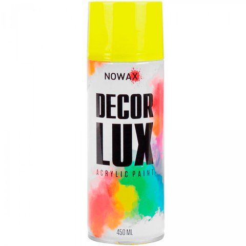 Nowax Decor Lux 1023 желтый, 450 мл (NX48020) краска фото