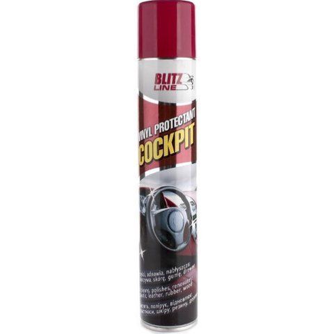 Поліроль для салону Blitz Line Vinyl Protectant Cockpit полуниця 400 мл 28493 фото
