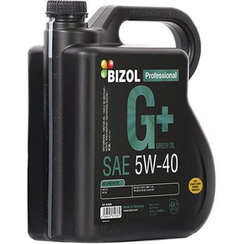 Bizol Green Oil+ 5W-40 4 л, (B81036) моторна олива фото