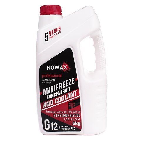 Nowax G12+ червоний, 5 л (NX05004) концентрат антифризу фото